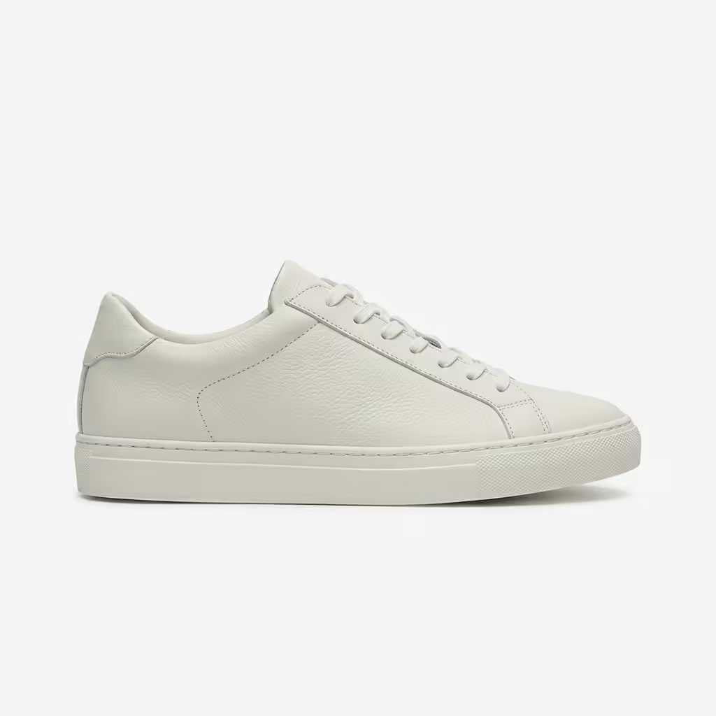 STRUCTURED LEATHER SNEAKERS