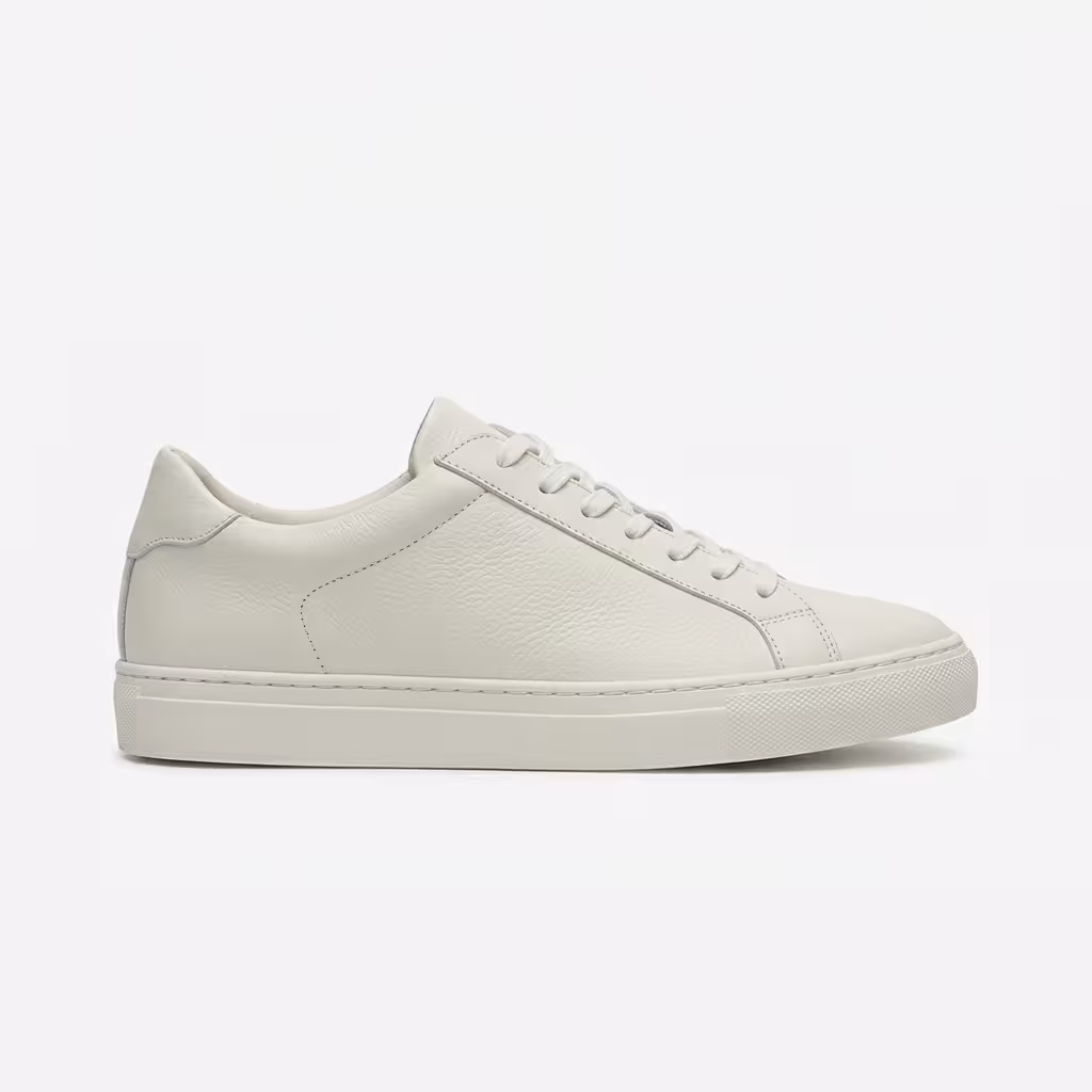 STRUCTURED LEATHER SNEAKERS