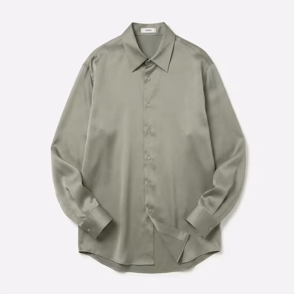 SILK BLEND OVERSIZED SHIRT